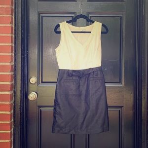 Banana Republic black and white dress